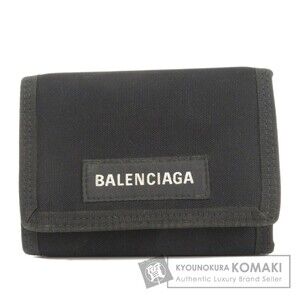 Balenciaga Explorer Compact Bi fold Wallet Nylon